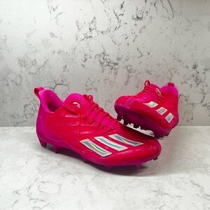 Men’s Adizero Pink Cleats Size 8.5
